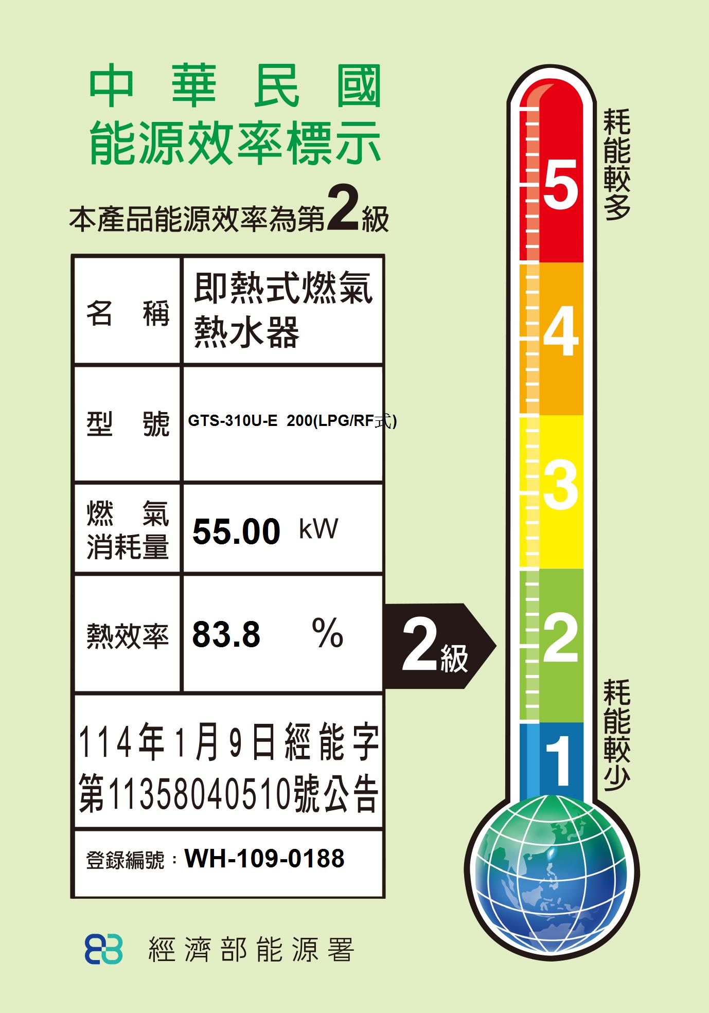 GTS-310U-E 200(LPG_RF式)